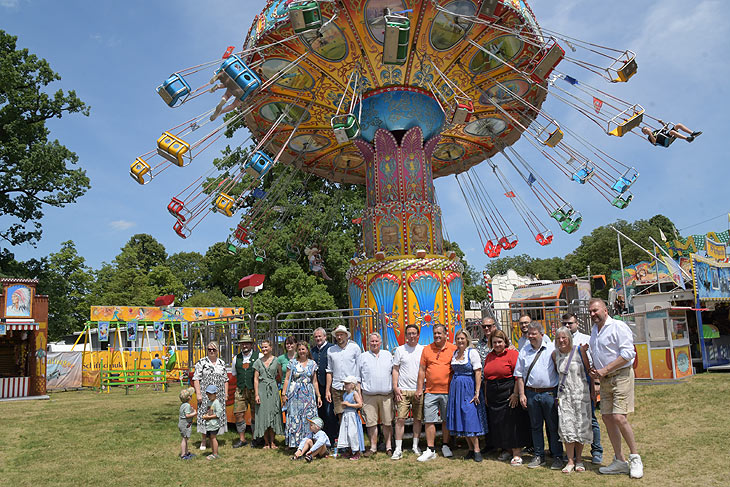 Lechners Wellenflieger beim Auftakt des 67. Magdalenenfest im Münchner Hirschgarten am 05.07.2025 (©Foto: Ingrid Grossmann) 